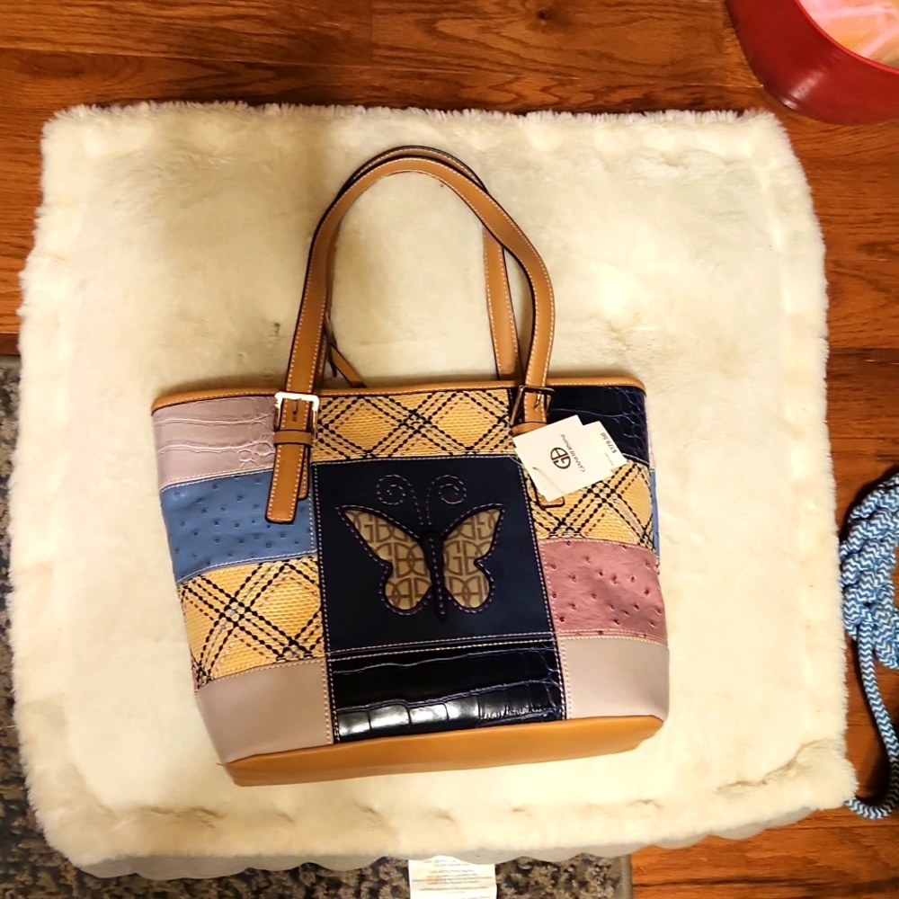 Giani Bernini patch work purse